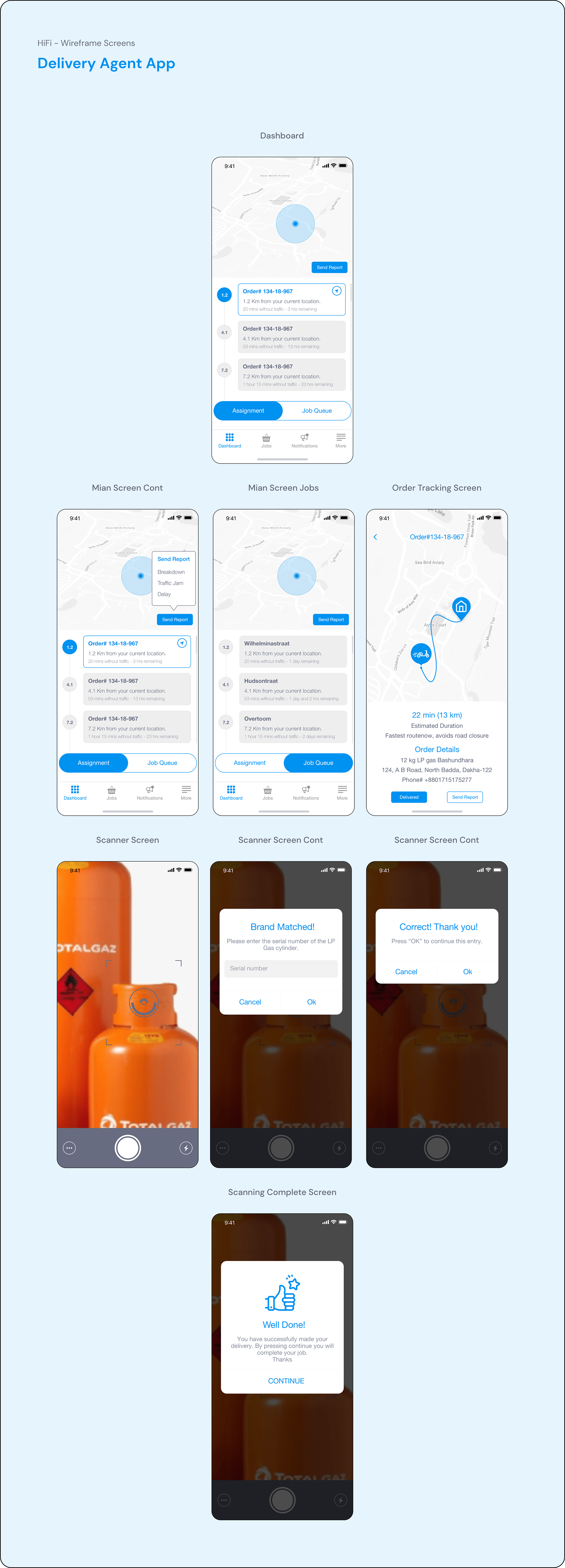 Dalivery Agent Portal
